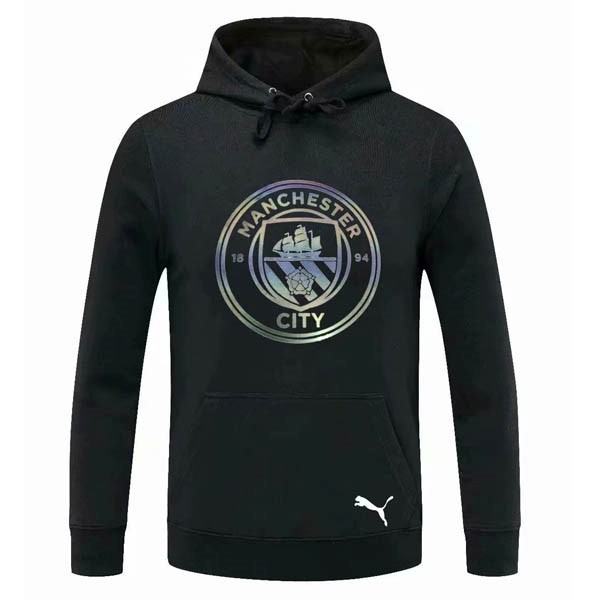 Hoodies Manchester City 2020-21 Schwarz Fussballtrikots Günstig